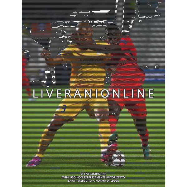 Joao Guilherme Leme AMORIM / Blaise MATUIDI - 21.10.2014 - Apoel Nicosie / Paris Saint Germain - Champions League Photo : Dave Winter / Icon Sport /Agenzia Aldo Liverani sas - ITALY ONLY - EDITORIAL USE ONLY