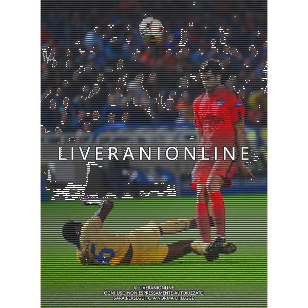 Thiago MOTTA / Vinicius Oliveira FRANCO - 21.10.2014 - Apoel Nicosie / Paris Saint Germain - Champions League Photo : Dave Winter / Icon Sport /Agenzia Aldo Liverani sas - ITALY ONLY - EDITORIAL USE ONLY