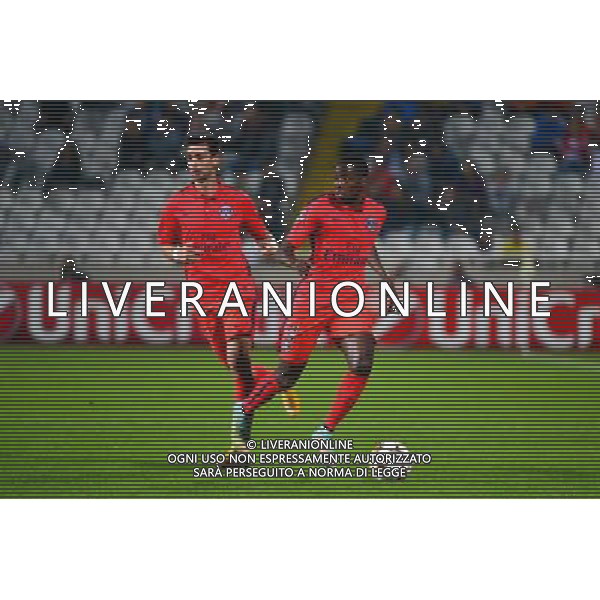 Javier PASTORE / Blaise MATUIDI - 21.10.2014 - Apeol Nicosie / Paris Saint Germain - Champions League Photo : Dave Winter / Icon Sport /Agenzia Aldo Liverani sas - ITALY ONLY - EDITORIAL USE ONLY