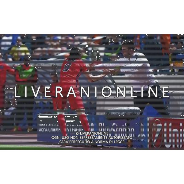 Joie Edinson CAVANI - 21.10.2014 - Apeol Nicosie / Paris Saint Germain - Champions League Photo : Dave Winter / Icon Sport /Agenzia Aldo Liverani sas - ITALY ONLY - EDITORIAL USE ONLY