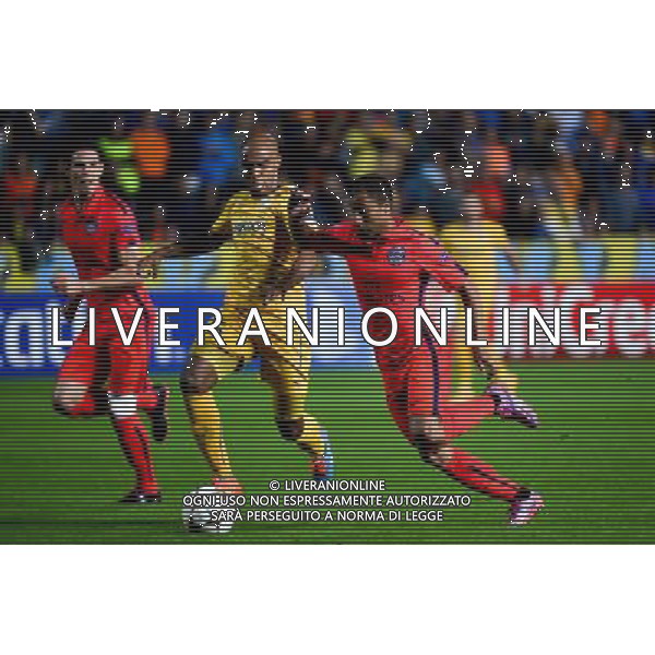 LUCAS / CARLAO - 21.10.2014 - Apeol Nicosie / Paris Saint Germain - Champions League Photo : Dave Winter / Icon Sport /Agenzia Aldo Liverani sas - ITALY ONLY - EDITORIAL USE ONLY