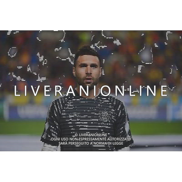 Salvatore SIRIGU - 21.10.2014 - Apeol Nicosie / Paris Saint Germain - Champions League Photo : Dave Winter / Icon Sport /Agenzia Aldo Liverani sas - ITALY ONLY - EDITORIAL USE ONLY