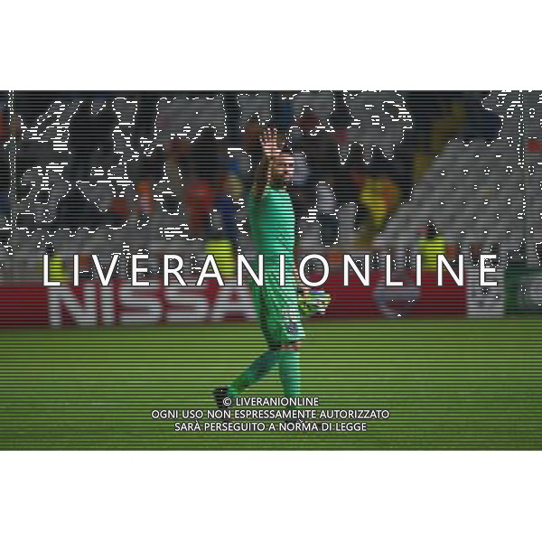 Salvatore SIRIGU - 21.10.2014 - Apeol Nicosie / Paris Saint Germain - Champions League Photo : Dave Winter / Icon Sport /Agenzia Aldo Liverani sas - ITALY ONLY - EDITORIAL USE ONLY