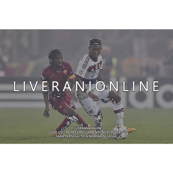 Roma - 21/10/2014 - Stadio Olimpico - Uefa Champions League 2014/2015 - AS Roma vs Bayern Monaco - nella foto: David Alaba e Gervinho / Ph Fabrizio Corradetti - Ag. Aldo Liverani sas