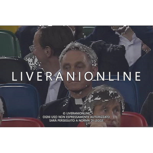 Roma - 21/10/2014 - Stadio Olimpico - Uefa Champions League 2014/2015 - AS Roma vs Bayern Monaco - nella foto: Georg Ganswein prefetto della Casa Pontificia in tribuna / Ph Fabrizio Corradetti - Ag. Aldo Liverani sas