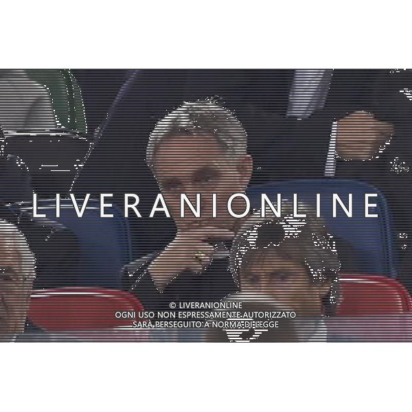 Roma - 21/10/2014 - Stadio Olimpico - Uefa Champions League 2014/2015 - AS Roma vs Bayern Monaco - nella foto: Georg Ganswein prefetto della Casa Pontificia in tribuna / Ph Fabrizio Corradetti - Ag. Aldo Liverani sas