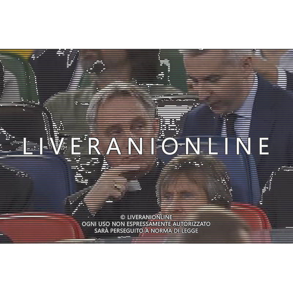 Roma - 21/10/2014 - Stadio Olimpico - Uefa Champions League 2014/2015 - AS Roma vs Bayern Monaco - nella foto: Georg Ganswein prefetto della Casa Pontificia in tribuna / Ph Fabrizio Corradetti - Ag. Aldo Liverani sas