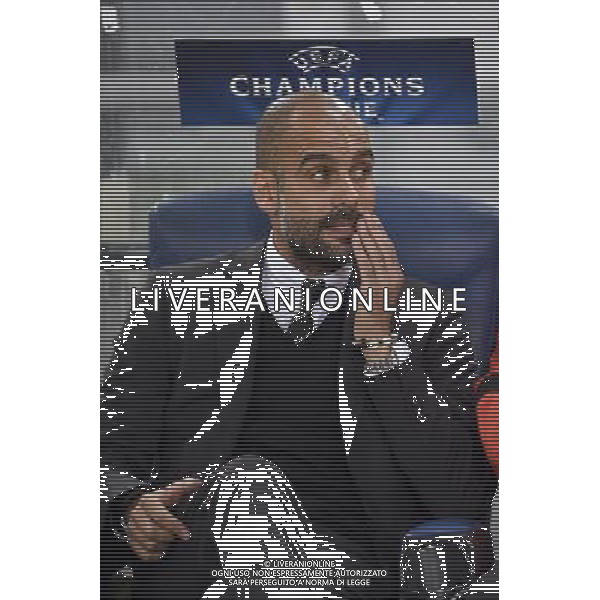 Roma - 21/10/2014 - Stadio Olimpico - Uefa Champions League 2014/2015 - AS Roma vs Bayern Monaco - nella foto: Josep Guardiola / Ph Fabrizio Corradetti - Ag. Aldo Liverani sas