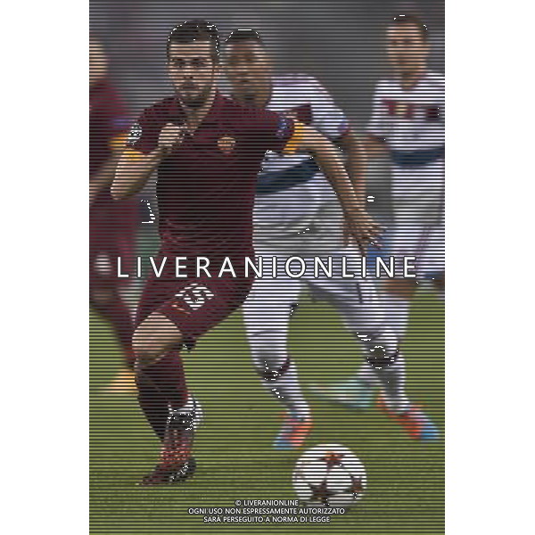 Roma - 21/10/2014 - Stadio Olimpico - Uefa Champions League 2014/2015 - AS Roma vs Bayern Monaco - nella foto: Miralem Pjanic / Ph Fabrizio Corradetti - Ag. Aldo Liverani sas
