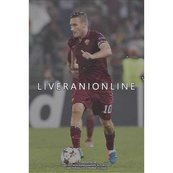 Roma - 21/10/2014 - Stadio Olimpico - Uefa Champions League 2014/2015 - AS Roma vs Bayern Monaco - nella foto: Francesco Totti / Ph Fabrizio Corradetti - Ag. Aldo Liverani sas
