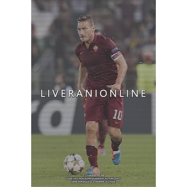 Roma - 21/10/2014 - Stadio Olimpico - Uefa Champions League 2014/2015 - AS Roma vs Bayern Monaco - nella foto: Francesco Totti / Ph Fabrizio Corradetti - Ag. Aldo Liverani sas