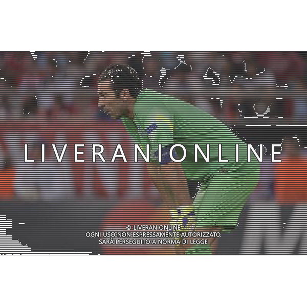Atene 22-10-2014 - Olympiakos vs Juventus Champions League 2014-2015 Nella foto: Buffon FOTO FEDERICO TARRDITO-AG ALDO LIVERANI SAS