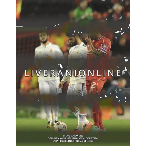 A disappointed Liverpool\'s Glen Johnson Photographer Dave Howarth/CameraSport Football - UEFA Champions League Group B - Liverpool v Real Madrid - Wednesday 22nd October 2014 - Anfield - Liverpool © CameraSport - 43 Linden Ave. Countesthorpe. Leicester. England. LE8 5PG - Tel: +44 (0) 116 277 4147 - admin@camerasport.com - www.camerasport.com /Agenzia Aldo Liverani sas - ITALY ONLY - EDITORIAL USE ONLY