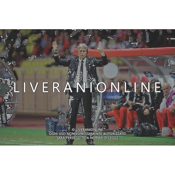 Jorge JESUS - 22.10.2014 - Monaco / Benfica - Champions League Photo : Neal Simspon / Icon Sport /Agenzia Aldo Liverani sas - ITALY ONLY - EDITORIAL USE ONLY