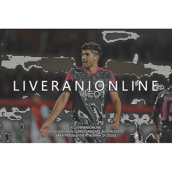 Carton Rouge Lisandro LOPEZ - 22.10.2014 - Monaco / Benfica - Champions League Photo : Neal Simspon / Icon Sport /Agenzia Aldo Liverani sas - ITALY ONLY - EDITORIAL USE ONLY