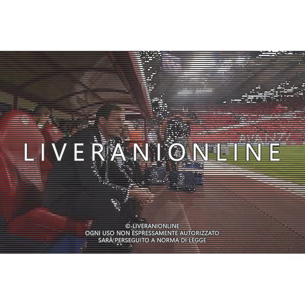 Olympiakos vs Juventus Champions League 2014/2015 - Atene 22 ottobre 2014 Nella foto: Allegri massimiliano in panchina ©tardito/Agenzia Aldo Liverani sas 