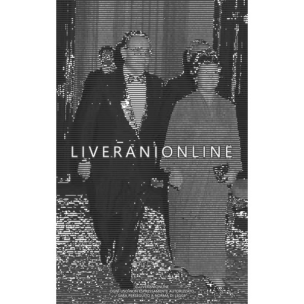 ARCHIVIO LIVERANI NELLA FOTO CARLO AZEGLIO CIAMPI CON LA MOGLIE FRANCA PILLA AG ALDO LIVERANI SAS