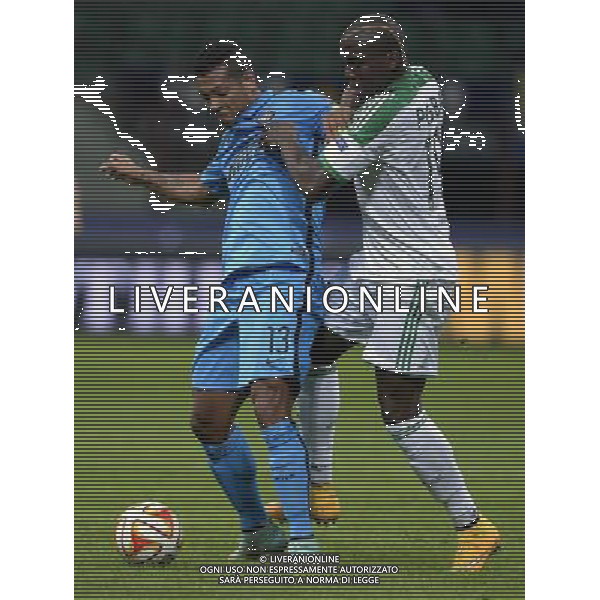 UEFA Europa League 2014/2015 Gruppo F Milano - 23.10.2014 Inter-St. Etienne Nella Foto:guarin pogba /Ph.Vitez-Ag. Aldo Liverani