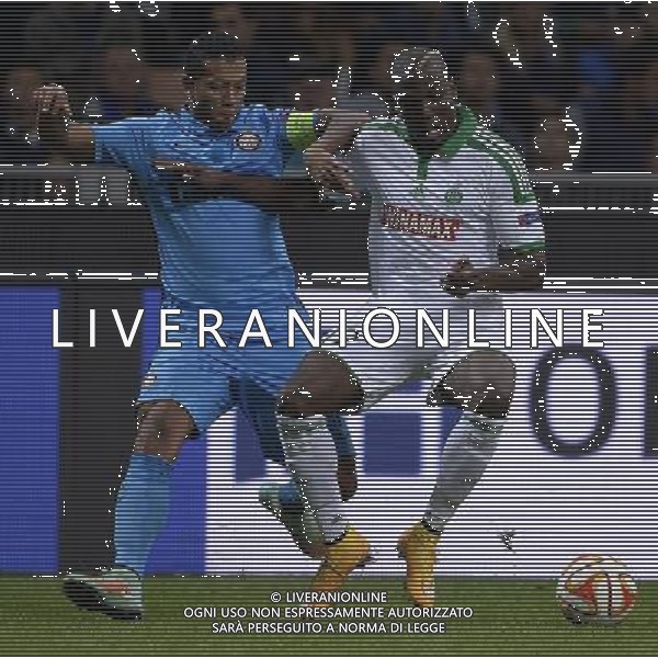 UEFA Europa League 2014/2015 Gruppo F Milano - 23.10.2014 Inter-St. Etienne Nella Foto:pogba guarin /Ph.Vitez-Ag. Aldo Liverani