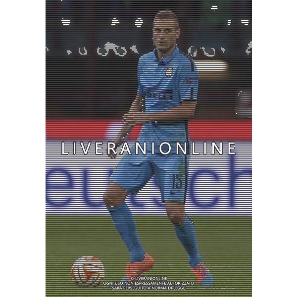 UEFA Europa League 2014/2015 Gruppo F Milano - 23.10.2014 Inter-St. Etienne Nella Foto:vidic /Ph.Vitez-Ag. Aldo Liverani