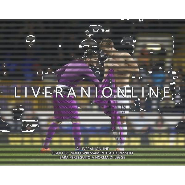 Tottenham Hotspur\'s Hugo Lloris giving his shirt toTottenham Hotspur\'s Harry Kane Photographer Kieran Galvin/CameraSport Football - UEFA Europa League First Round Group C - Tottenham Hotspur v Asteras Tripolis - Thursday 23rd October 2014 - White Hart Lane - London © CameraSport - 43 Linden Ave. Countesthorpe. Leicester. England. LE8 5PG - Tel: +44 (0) 116 277 4147 - admin@camerasport.com - www.camerasport.com