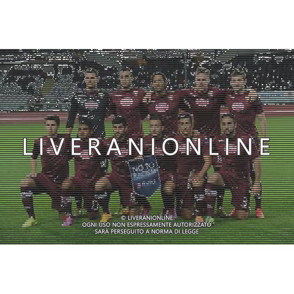 UEFA Europa League - Fase a gironi 3Â° Giornata Gruppo B Torino 23-10-2014 Stadio Olimpico Torino vs HJK Helsinki nella foto la formazione del Torino in piedi da SX Daniele Padelli - Nikola Maksimovic - Amauri - Pontus Jansson - Gaston Silva; in basso da SX Matteo Darmian - Josef Martinez - Marco Benassi - Omar El Kaddouri - Giuseppe Vives - Cristian Molinaro foto Roberto Garavaglia - ag. Aldo Liverani