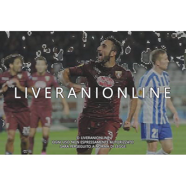 UEFA Europa League - Fase a gironi 3Â° Giornata Gruppo B Torino 23-10-2014 Stadio Olimpico Torino vs HJK Helsinki nella foto Cristian Molinaro (Torino) esulta dopo il suo gol foto Roberto Garavaglia - ag. Aldo Liverani