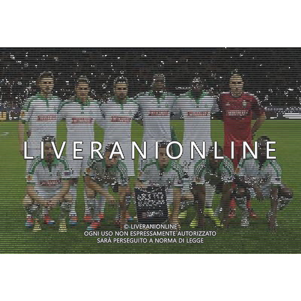 UEFA Europa League 2014/2015 Gruppo F Milano - 23.10.2014 Inter-St. Etienne Nella Foto:Saint Etienne Squadra Formazione Ruffier,Theophile-Catherine,Clement,Van Wolfswinnkel,Lemoine,Pogba,Hamouma,Perrin,Bayal Sall,Tabanou,Diomande /Ph.Vitez-Ag. Aldo Liverani