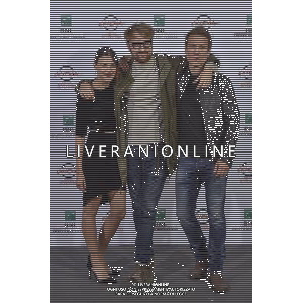 Roma - 24/10/2014 - Auditorium Parco della Musica - Festival Internazionale del Film di Roma - Photocall del Film \' Index Zero \' - nella foto: Lorenzo Sportiello con Ana Ularu e Simon Merrells / Ph. Fabrizio Corradetti - Ag. Aldo Liverani sas