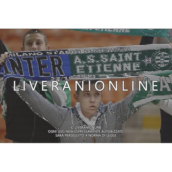 Supporters de Saint Etienne - 23.10.2014 - Inter Milan / Saint Etienne - Europa League Photo : Pierre Teyssot / Icon Sport /Agenzia Aldo Liverani sas - ITALY ONLY - EDITORIAL USE ONLY *** Local Caption ***
