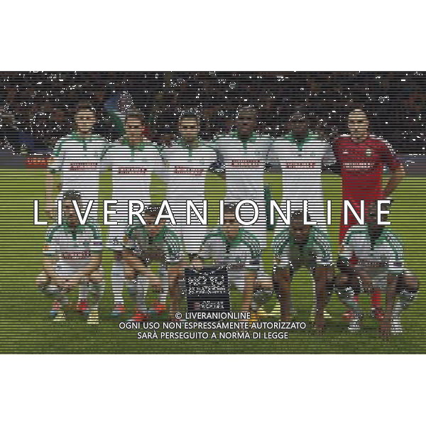 Equipe de Saint Etienne - 23.10.2014 - Inter Milan / Saint Etienne - Europa League Photo : Pierre Teyssot / Icon Sport /Agenzia Aldo Liverani sas - ITALY ONLY - EDITORIAL USE ONLY *** Local Caption ***