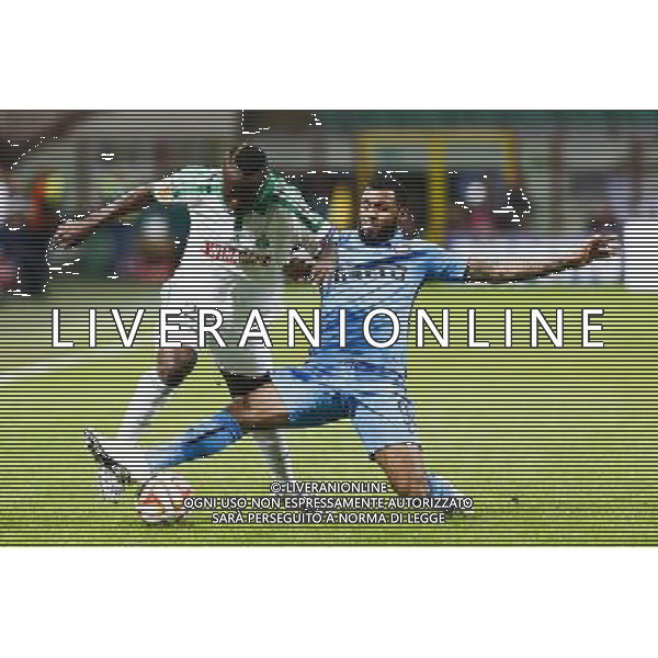 Ismael DIOMANDE / Yann M\'Vila - 23.10.2014 - Inter Milan / Saint Etienne - Europa League Photo : Pierre Teyssot / Icon Sport /Agenzia Aldo Liverani sas - ITALY ONLY - EDITORIAL USE ONLY *** Local Caption ***