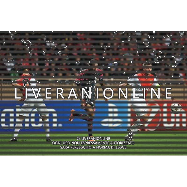 Joao MOUTINHO / TALISCA / Jeremy TOULALAN - 22.10.2014 - Monaco / Benfica - Champions League Photo : Neal Simspon / Icon Sport AG ALDO LIVERANI SAS ONLY ITALY
