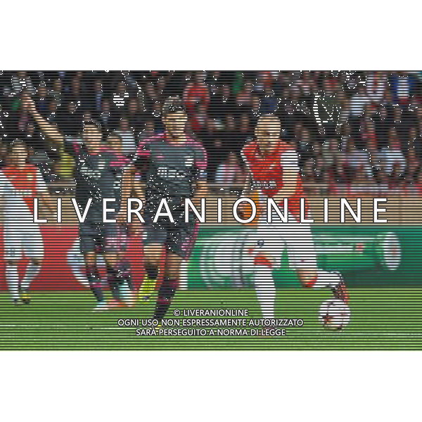 Lisandro LOPEZ / Dimitar BERBATOV - 22.10.2014 - Monaco / Benfica - Champions League Photo : Neal Simspon / Icon Sport AG ALDO LIVERANI SAS ONLY ITALY