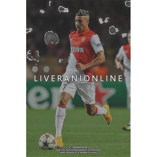 Nabil DIRAR - 22.10.2014 - Monaco / Benfica - Champions League Photo : Neal Simspon / Icon Sport AG ALDO LIVERANI SAS ONLY ITALY
