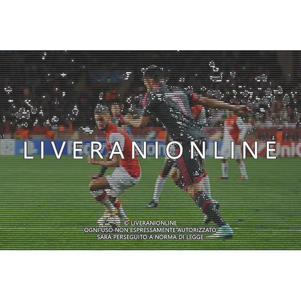Nabil DIRAR / Andreas SAMARIS - 22.10.2014 - Monaco / Benfica - Champions League Photo : Neal Simspon / Icon Sport AG ALDO LIVERANI SAS ONLY ITALY