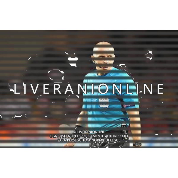 Szymon Marciniak - 22.10.2014 - Monaco / Benfica - Champions League Photo : Neal Simspon / Icon Sport AG ALDO LIVERANI SAS ONLY ITALY