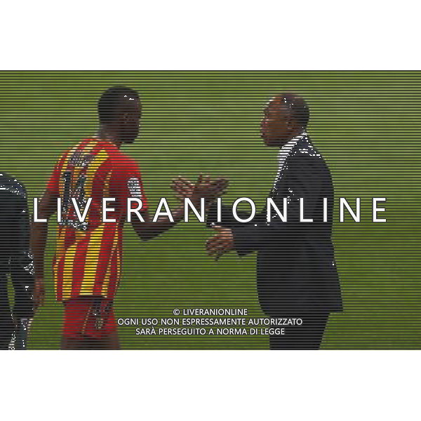 Antoine Kombouare / Ndiaye Ndiaye - 24.10.2014 - Toulouse / Lens - 11eme journee de Ligue 1 Photo : Manuel Blondeau / Icon Sport /Agenzia Aldo Liverani sas - ITALY ONLY - EDITORIAL USE ONLY