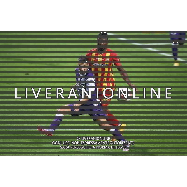 Dimitri Cavare / Wissam Ben Yedder - 24.10.2014 - Toulouse / Lens - 11eme journee de Ligue 1 Photo : Manu Blondeau / Icon Sport /Agenzia Aldo Liverani sas - ITALY ONLY - EDITORIAL USE ONLY *** Local Caption ***