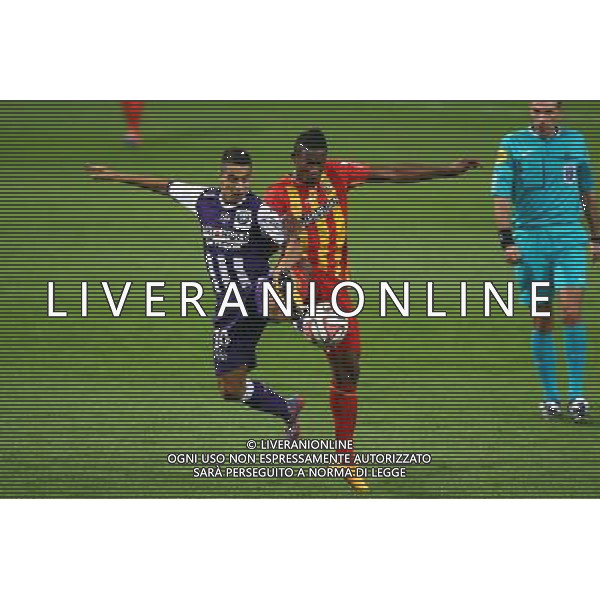 Wylan Cyprien / Wissam Ben Yedder - 24.10.2014 - Toulouse / Lens - 11eme journee de Ligue 1 Photo : Manu Blondeau / Icon Sport /Agenzia Aldo Liverani sas - ITALY ONLY - EDITORIAL USE ONLY *** Local Caption ***
