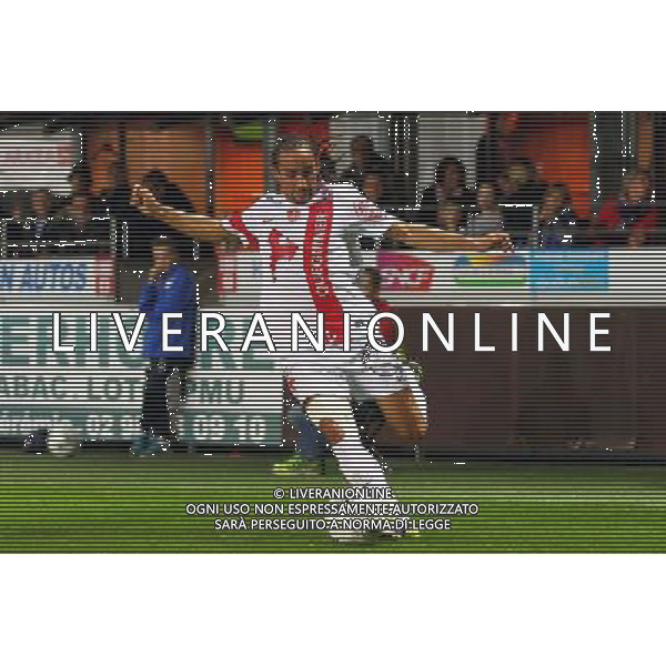 Bruno GROUGI - 24.10.2014 - Brest / Gazelec Ajaccio - 12eme journee de Ligue 2 Photo : Maxime Kerriou / Icon Sport /Agenzia Aldo Liverani sas - ITALY ONLY - EDITORIAL USE ONLY *** Local Caption ***