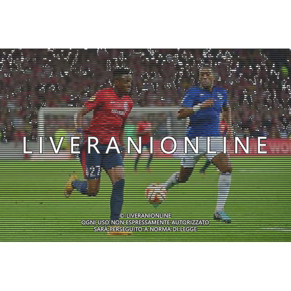 Divock ORIGI / Sylvain DISTIN - 23.10.2014 - Lille / Everton - Europa League Photo : Dave Winter / Icon Sport /Agenzia Aldo Liverani sas - ITALY ONLY - EDITORIAL USE ONLY *** Local Caption ***