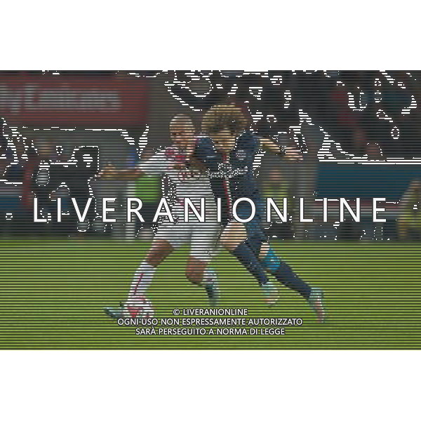 Wahbi KHAZRI / David LUIZ - 25.10.2014 - Paris Saint Germain / Bordeaux - 11eme journee de Ligue 1 - Photo : Aurelien Meunier / Icon Sport /Agenzia Aldo Liverani sas - ITALY ONLY - EDITORIAL USE ONLY