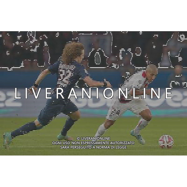 David LUIZ / Wahbi KHAZRI - 25.10.2014 - Paris Saint Germain / Bordeaux - 11eme journee de Ligue 1 - Photo : Aurelien Meunier / Icon Sport