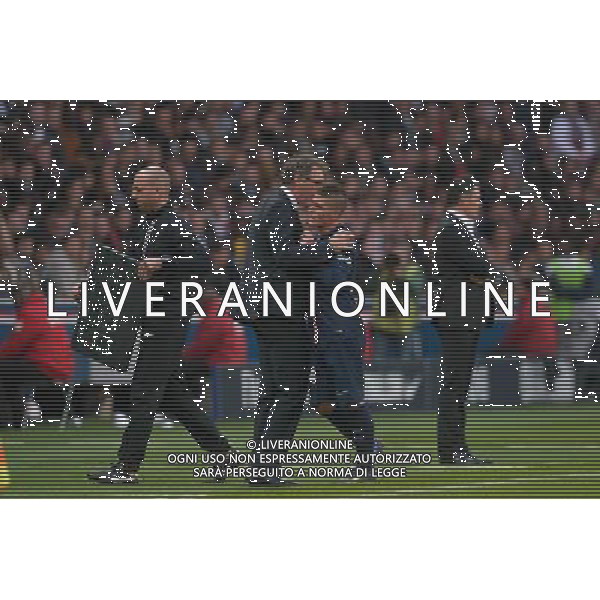 Laurent BLANC / Marco VERRATTI - 25.10.2014 - Paris Saint Germain / Bordeaux - 11eme journee de Ligue 1 - Photo : Aurelien Meunier / Icon Sport