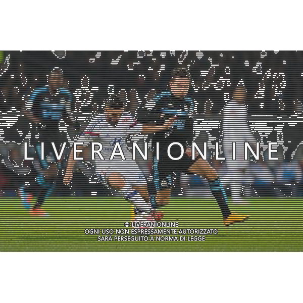 Florian THAUVIN / Nabil FEKIR - 26.10.2014 - Lyon / Marseille - 11eme journee de Ligue 1 - Photo : Jean Paul Thomas / Icon Sport AG ALDO LIVERANI SAS ONLY ITALY