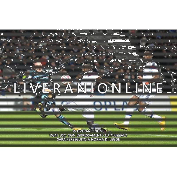 Florian THAUVIN / Henri BEDIMO - 26.10.2014 - Lyon / Marseille - 11eme journee de Ligue 1 - Photo : Jean Paul Thomas / Icon Sport AG ALDO LIVERANI SAS ONLY ITALY