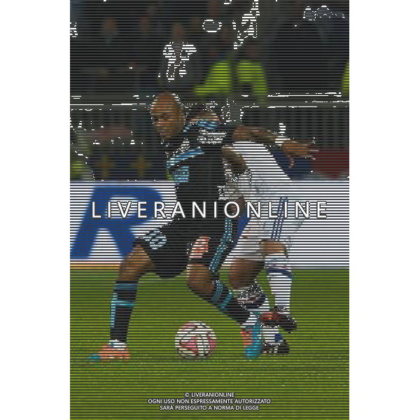 Andre AYEW - 26.10.2014 - Lyon / Marseille - 11eme journee de Ligue 1 - Photo : Gaston Petrelli / Icon Sport AG ALDO LIVERANI SAS ONLY ITALY