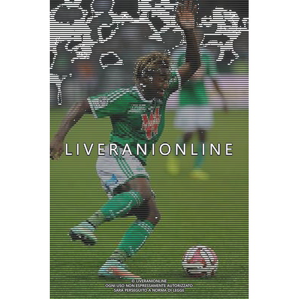 Allan SAINT MAXIMIN - 26.10.2014 - Saint Etienne / Metz - 11eme journee de Ligue 1 - Photo : Jean Paul Thomas / Icon Sport AG ALDO LIVERANI SAS ONLY ITALY