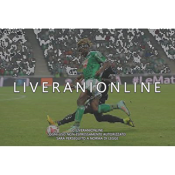 Allan SAINT MAXIMIN - 26.10.2014 - Saint Etienne / Metz - 11eme journee de Ligue 1 - Photo : Jean Paul Thomas / Icon Sport AG ALDO LIVERANI SAS ONLY ITALY